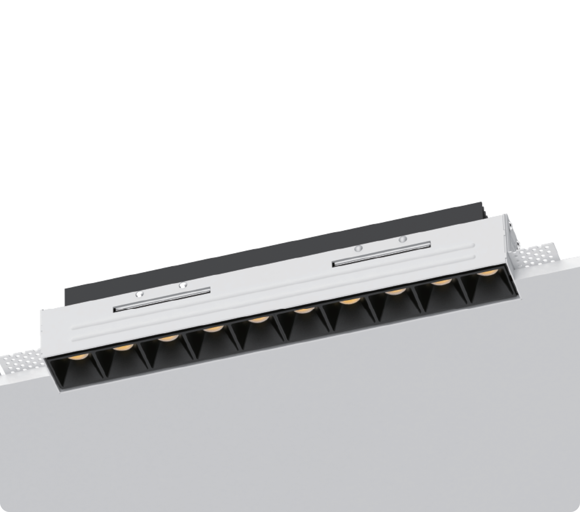 Spot Multi 10-Light LED Recessed Downlight Modern Linear Grille Spot Lights LED Ceiling Lamps – ESENC-S21QT