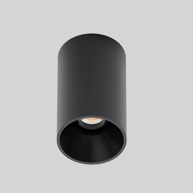 COB LED Downlights Surface Mounted Spotlights Cylindrical LED Ceiling Lamps For Indoor Lighting